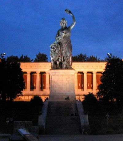 The Statue of Bavaria was commissioned in 1850 to watch over the Oktoberfest celebrations.
