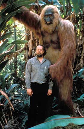 The giant ape called Gigantopithecus probably stood at least 10 feet tall… and maybe even co-existed with humans!