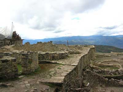 The fortress of Kuelap, where 80 unburied Chachapoyas skeletons were found.