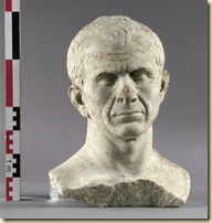 a bust of Caesar that was found in France.