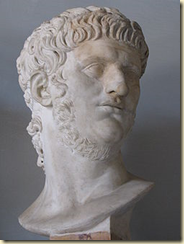 A bust of the Roman Emperor Nero