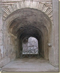 A cryptoporticus built during the reign of Nero