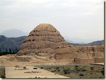 One of the Tangut tombs found in China