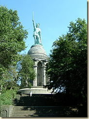 A modern monument to Arminius and his victory over Rome