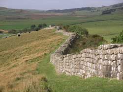 This is Hadrian’s wall, the site where the shopping list was discovered